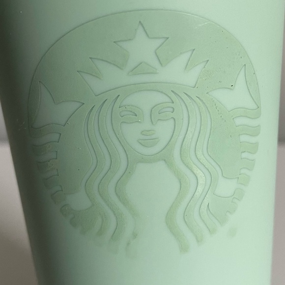 Mint Green Starbucks Matted Reusable Tumbler 16oz Recycled Earth Day - Picture 4 of 16